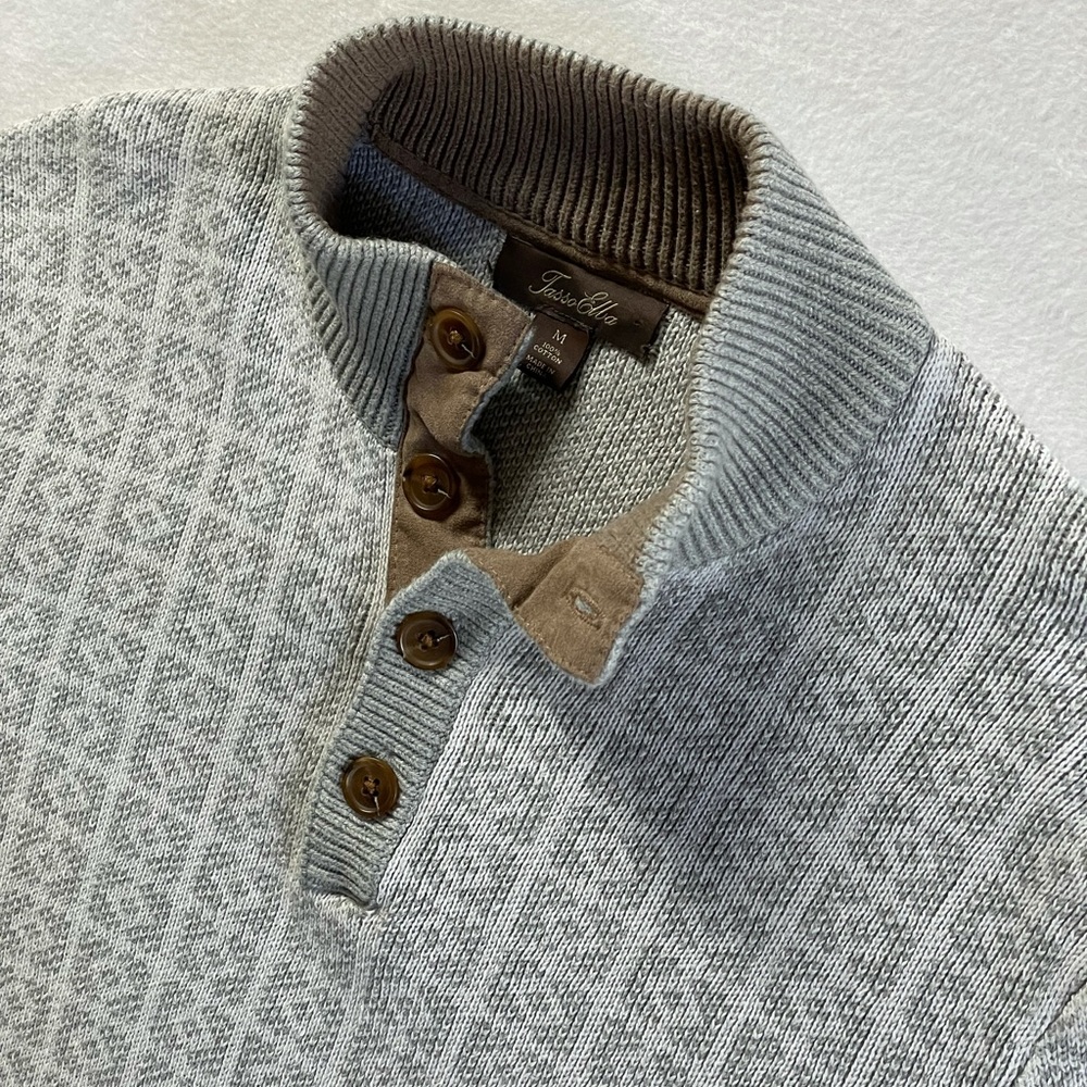 Men’s Tasso Elba Button Up Pullover